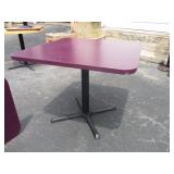 Purple Square Table w/ Base