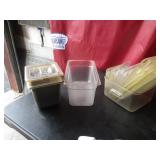 Misc Plastic Food Containers/Lids