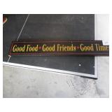 Wall Art - Good Food, Friends, Times