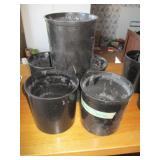 Bid x 5: Food Containers, black