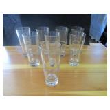 Bid x 8: 6" Glass Cups