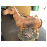 D‚cor - Horse, Lamp Wagon, Cowboy