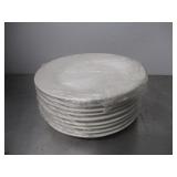 Bid x 9:  7.5" White Plates