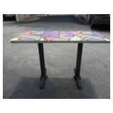 Mosaic Design Table w/ Bases