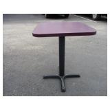 Purple Square Table w/ Base