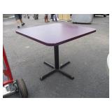 Purple Square Table w/ Base