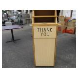 Trash Cabinet w/ "THANK YOU"