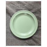 Bid x 48 NEW Plate, 7.25" Pastel Green