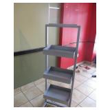 3 Shelf Merchandising Rack with Glass Display