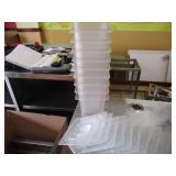 Bid x 10:  Plastic Food Containers w/Lids