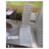 Bid x 9:  Plastic Food Containers w/Lids