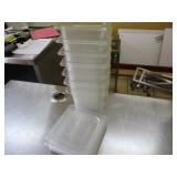 Bid x 7:  Plastic Food Containers w/Lids