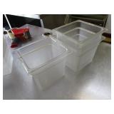 Bid x 3:  Plastic Food Containers