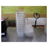 Bid x 11:  Plastic Food Containers w/Lids