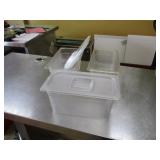 Bid x 5: Plastic Food Containers w/Lids
