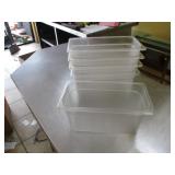 Bid x 5:  Plastic Food Containers