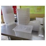 Bid x 11:  Plastic Food Containers w/Lids