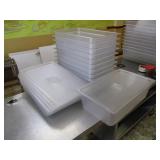 Bid x 10:  Plastic Food Containers w/Lids