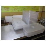 Bid x 10:  Plastic Food Containers w/Lids