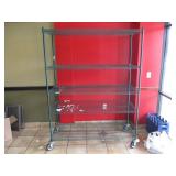 Metro Rack on Wheels w/5 Shelves 80x60x24