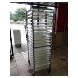 Sheet Pan Rack on Casters w/20 Trays