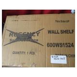SS Wall Shelf 24" Model: 600WS1524