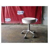 Round Stool on Wheels