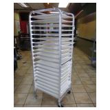 Sheet Pan Rack on Casters w/20 Trays