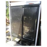 True Sliding Glass Dr. Refrigerator Merchandiser