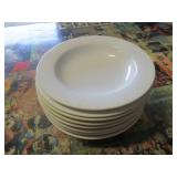 Bid x 8:  Oneida 9" Bowls White