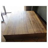 Wood Stage 75" x 59" x 12"