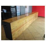 Custom Cabinet Stand 180" x 20" x 35"