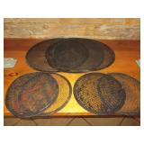 Bid x 7: Misc. Round Perforated Baking Pans