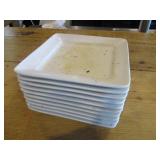 Bid x 10: Oneida Square Plates (7.5" x 7.5")