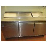 Ascend 3 Door Refrigerated Prep Table - Works!