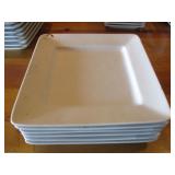 Bid x 6: Oneida Square Plates (10" x 10")