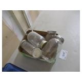 Lot of 9: Mason Jars