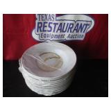 Bid x 10: White Plates 9"