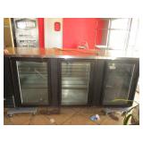 True 3 Door Back Bar Cooler