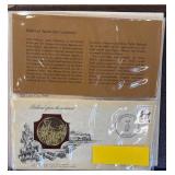 Franklin Mint 24K Gold on Sterling Silver see desc