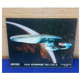 1992 Laser Sculpt Plaque USS Enterprise 5.5x7