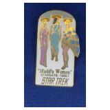 1990 Hollywood Star Trek Episode Pin 1.75"