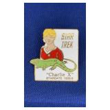 1990 Hollywood Star Trek Episode Pin 1.25"