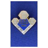 1992 Hollywood Star Trek Episode Pin .75"