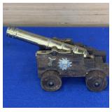 5" Metal/Wood Cannon Italy