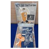 Vtg Sheet Music