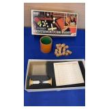 1971 Scrabble Sentence Cube game 1 cube missing