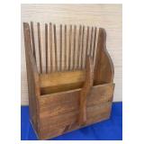 Handmade Wood Cranberry Scoop 16x6.5x19