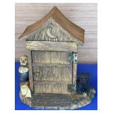 Resin Chicken Outhouse 5"