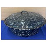 Granite Ware Pot with lid 13x6t